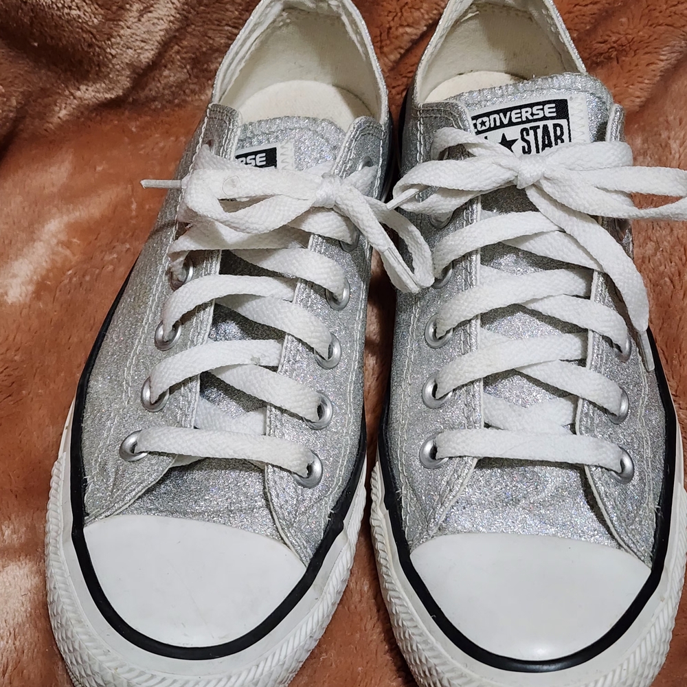 Converse Women's Silver Sneakers